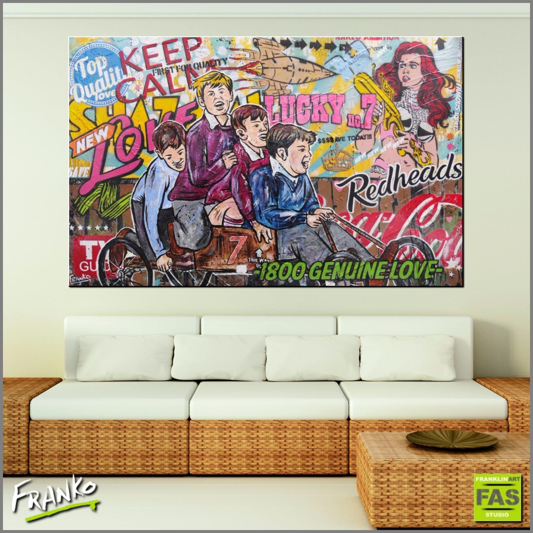 update alt-text with template Lucky No. 7 160cm x 100cm Kids and a Kart Pop Art Painting-urban pop-[Franko_Artist]-[Australian_artist]-[Gold_Coast]-[Brisbane]-[modern]-[contemporary]-[original]-[Large_artwork]-Franklin Art Studio