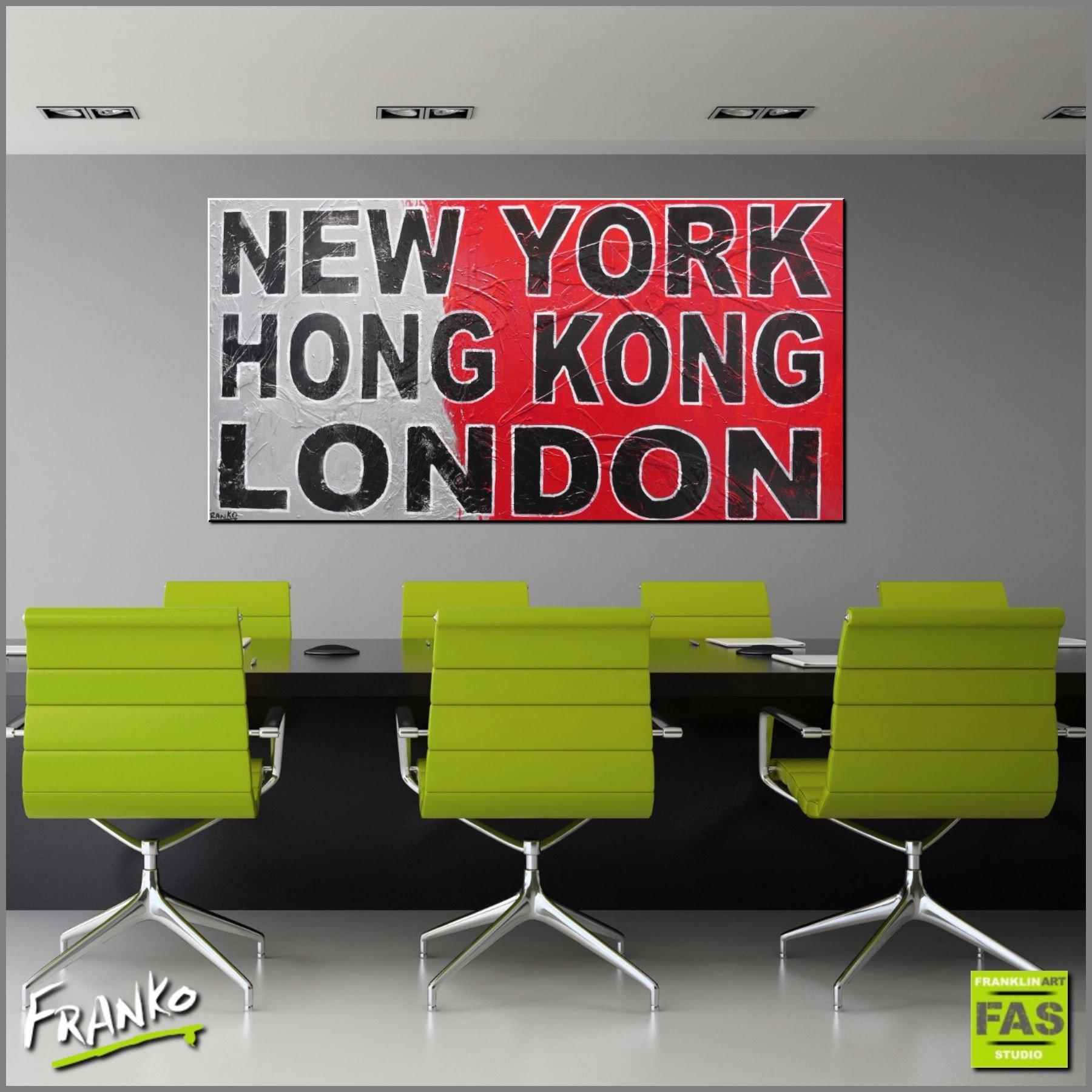 update alt-text with template New York, Hong Kong, London 190cm x 100cm World Destinations Pop Art Painting-urban pop-[Franko_Artist]-[Australian_artist]-[Gold_Coast]-[Brisbane]-[modern]-[contemporary]-[original]-[Large_artwork]-Franklin Art Studio