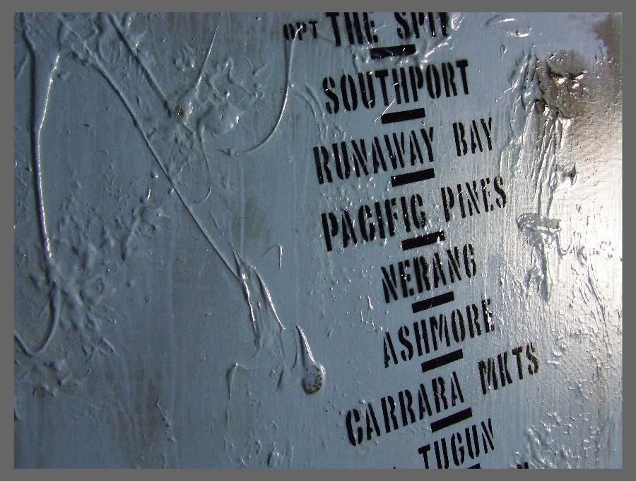 update alt-text with template Next Stop Surfers 120cm x 100cm Gold Coast Blue Pop Art Painting-huge-Australian artist-Franko-Franklin Art Studio