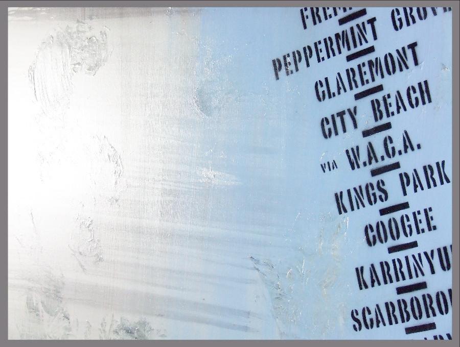 Next Stop WACA 140cm x 100cm Perth Blue Pop Art Painting-urban pop-[Franko_Artist]-[The_Block]-[Dream_Homes]-[ideas]-[Grand_Designs]-[Art_Lover]-Franklin Art Studio