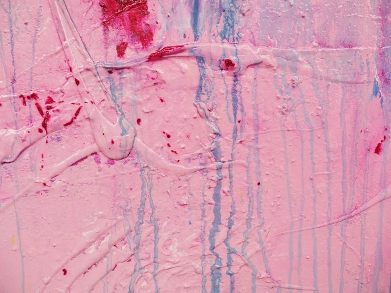 Pastel Religion 120cm x 100cm Pink Abstract Painting