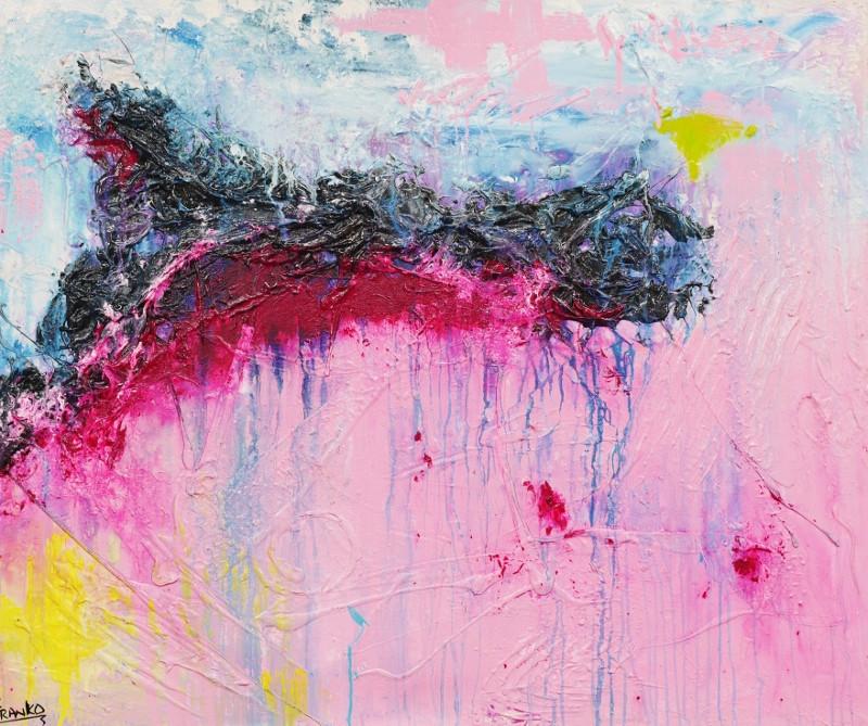 Pastel Religion 120cm x 100cm Pink Abstract Painting-abstract-[Franko_Artist]-[Australian_artist]-[Gold_Coast]-[Brisbane]-[modern]-[contemporary]-[original]-[Large_artwork]-Franklin Art Studio
