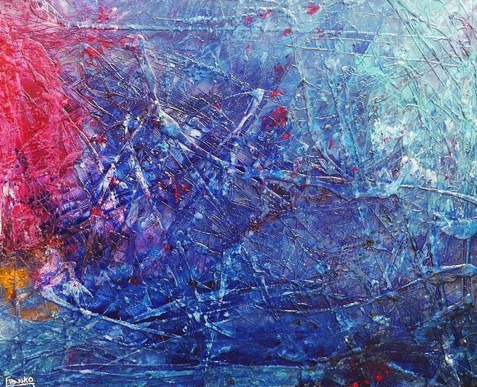 Texture Rush 120cm x 150cm Blue Abstract Painting-abstract-[Franko_Artist]-[Australian_artist]-[Gold_Coast]-[Brisbane]-[modern]-[contemporary]-[original]-[Large_artwork]-Franklin Art Studio
